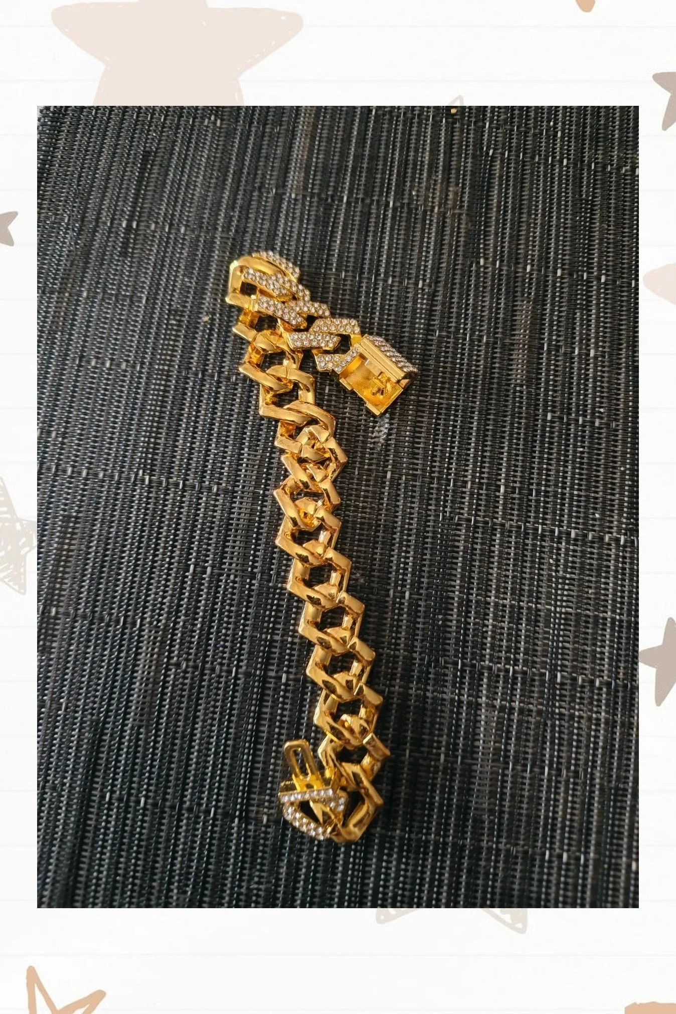 Pulseira estilo cubano "Iced Out" – photo 3